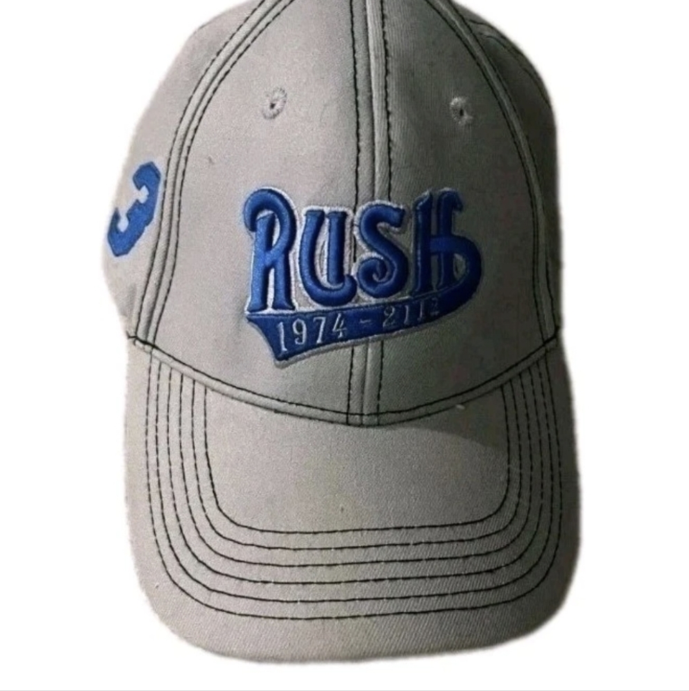 RUSH Baseball Cap "The Rain Date" Chicago 2010 Time Machine Tour Band Hat BIG